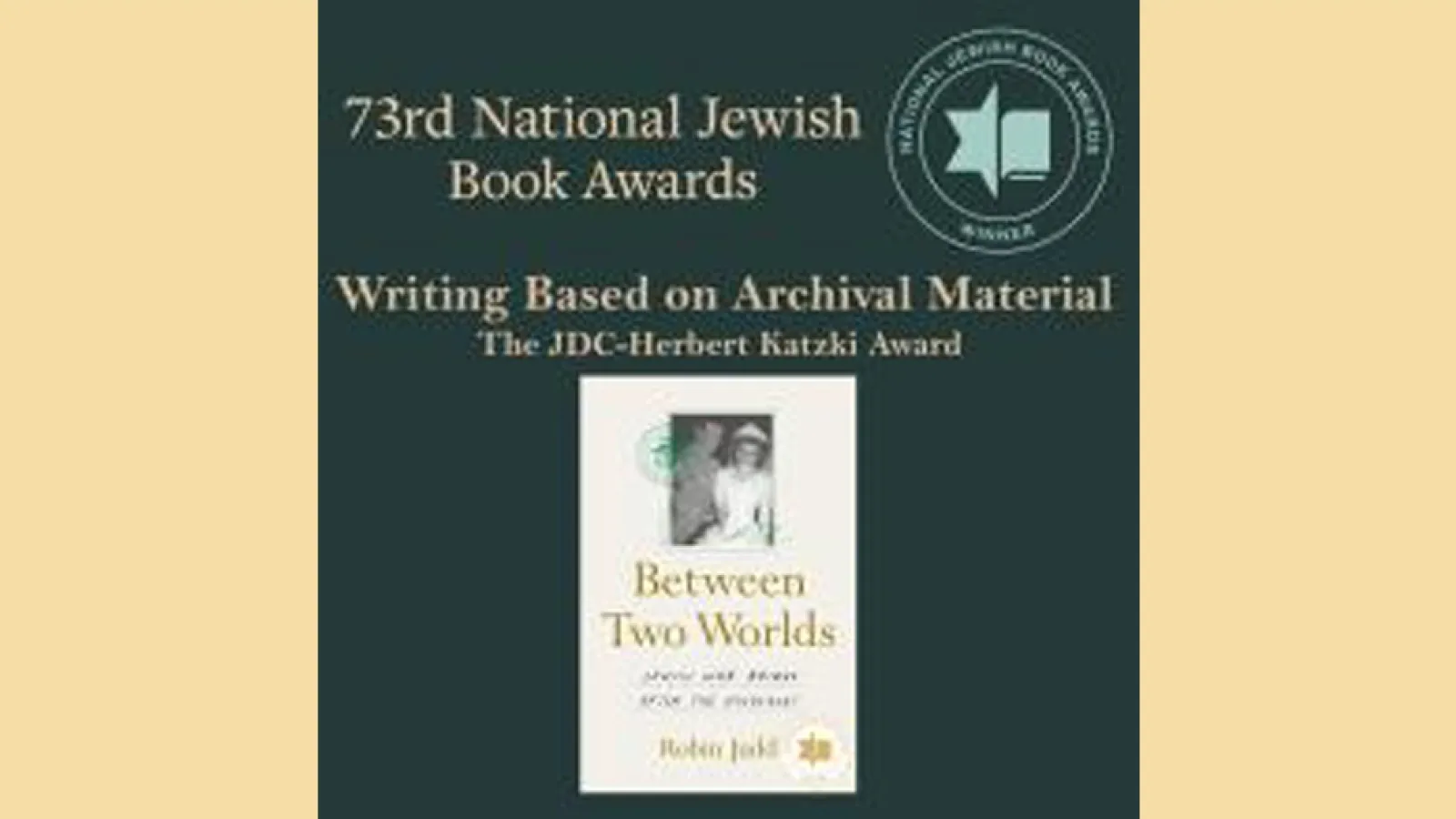 Book Award for Between Two Worlds